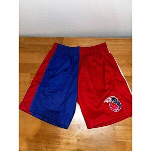 NEW Men's L Detroit Pistons Throwback Mitchell & Ness x Hardwood Classics Shorts